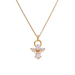 Load image into Gallery viewer, gold plating Angel Pendant Necklace | Cubic Zirconia | Women's Gift