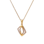 Load image into Gallery viewer, gold plating Diamond Shape Pendant Necklace | Women's Fashion Jewelry