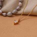 Load image into Gallery viewer, gold plating Triangle Pendant Necklace for Women | Fashion Jewelry