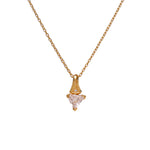 Load image into Gallery viewer, gold plating Triangle Pendant Necklace for Women | Fashion Jewelry