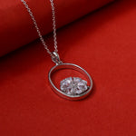 将图像加载到图库查看器中, 925 Silver Flower Pendant Necklace for Women | Daily Wear Gift