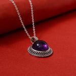 Load image into Gallery viewer, 925 Silver Amethyst Pendant Necklace for Women | Gift Jewelry