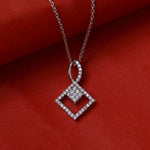 Load image into Gallery viewer, Collar con colgante de diamantes en plata 925 para mujer | Joyas de regalo