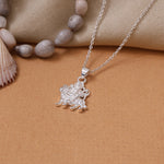 Load image into Gallery viewer, 925 Silver Durga Pendant Necklace | Hindu Goddess Jewelry