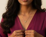 Load image into Gallery viewer, Pisces Zodiac Sign Necklace | Gold Plated 925 Silver Astrology Jewelry