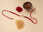 Load image into Gallery viewer, 925 Sterling Silver Om Rakhi for Brother with CZ Stone