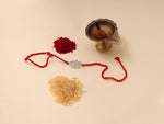 将图像加载到图库查看器中, Lotus Rakhi in 925 Sterling Silver | Bracelet for Raksha Bandhan