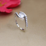 Load image into Gallery viewer, 925 Silver Cubic Zirconia Ring for Women | Adjustable Ring