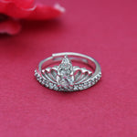 Load image into Gallery viewer, 925 Silver Crown Ring for Women | Adjustable Princess Ring