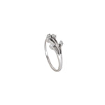 Load image into Gallery viewer, Silver Diamond Ring for Women | Flower Design | Gift Jewelry