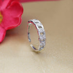 Load image into Gallery viewer, 925 Silver Cubic Zirconia Toe Ring for Women | Adjustable Jewelry