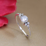 Load image into Gallery viewer, 925 Silver Cubic Zirconia Adjustable Ring for Women | Gift