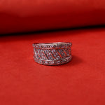 Load image into Gallery viewer, Silver Diamond Ring for Women | Anniversary Gift