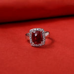Load image into Gallery viewer, 925 Silver Garnet Ring for Women | Gemstone Jewelry Gift