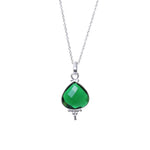 Load image into Gallery viewer, 925 Silver Emerald Green Teardrop Jewelry Set | Women's Gift