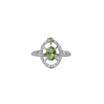 将图像加载到图库查看器中, 925 Silver Peridot Jewelry Set for Women | Gift Idea