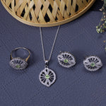 Load image into Gallery viewer, 925 Silver Peridot Jewelry Set for Women | Gift for Her