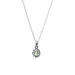 Load image into Gallery viewer, 925 Silver Peridot Jewelry Set | Earrings & Necklace | Gift