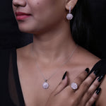 Load image into Gallery viewer, 925 Silver Pink Gemstone Jewelry Set for Women | Gift