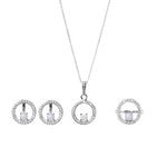 Load image into Gallery viewer, 925 Silver Opal Jewelry Set for Women | Gift for Her