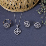 将图像加载到图库查看器中, 925 Silver Cubic Zirconia Jewelry Set | Women's Gift