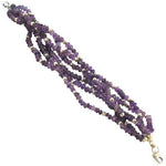Load image into Gallery viewer, Amethyst Chip Bead Bracelet - 925 Silver | Women's Jewelry Gift
