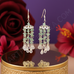 Load image into Gallery viewer, 925 Silver Gemstone Dangle Earrings for Women | Daily Wear
