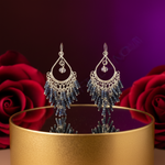 Load image into Gallery viewer, 925 Silver Iolite Bead Chandelier Earrings | Women&#39;s Jewelry
