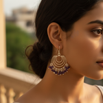 Load image into Gallery viewer, 925 Silver Amethyst Drop Earrings | Women&#39;s Dangle Jewelry
