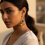 Load image into Gallery viewer, 925 Silver Citrine &amp; Iolite Earrings for Women | Gemstone Jewelry
