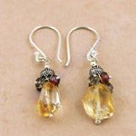 Load image into Gallery viewer, 925 Silver Citrine Gemstone Earrings for Women | Gift Jewelry
