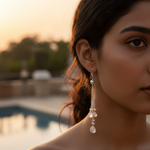 Load image into Gallery viewer, 925 Silver Moonstone Dangle Earrings for Women | Gift Jewelry
