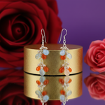 Load image into Gallery viewer, 925 Silver Gemstone Drop Earrings for Women | Dangle Earrings
