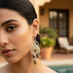 Load image into Gallery viewer, 925 Silver Gemstone Dangle Earrings | Women&#39;s Jewelry Gift
