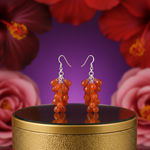 Load image into Gallery viewer, 925 Silver Carnelian Teardrop Earrings for Women
