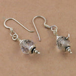 Load image into Gallery viewer, 925 Silver Crystal Bead Earrings for Women | Dangle Jewelry
