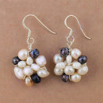 Load image into Gallery viewer, Freshwater Pearl Cluster Earrings | Sterling Silver | Women's Jewelry
