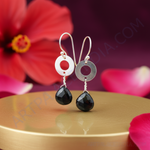 Load image into Gallery viewer, 925 Silver Black Onyx Dangle Earrings | Women&#39;s Jewelry Gift
