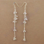 Load image into Gallery viewer, 925 Silver Beaded Drop Earrings for Women | Dangle Earrings
