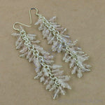 将图像加载到图库查看器中， Rose Quartz Drop Earrings in Sterling Silver | For Women
