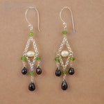 Load image into Gallery viewer, 925 Silver Gemstone Dangle Earrings for Women | Gift Jewelry
