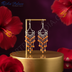 Load image into Gallery viewer, 925 Silver Carnelian Bead Dangle Earrings for Women | Gift
