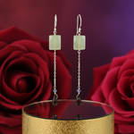 Load image into Gallery viewer, Silver Dangle Earrings with Smokey Quartz | Women&#39;s Fashion Jewelry
