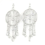 Load image into Gallery viewer, Silver Dangle Earrings for Women | Statement Jewelry
