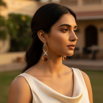 Load image into Gallery viewer, 925 Silver Citrine Drop Earrings for Women | Gemstone Jewelry
