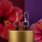 Load image into Gallery viewer, 925 Silver Smoky Quartz Earrings for Women | Daily Wear Gift
