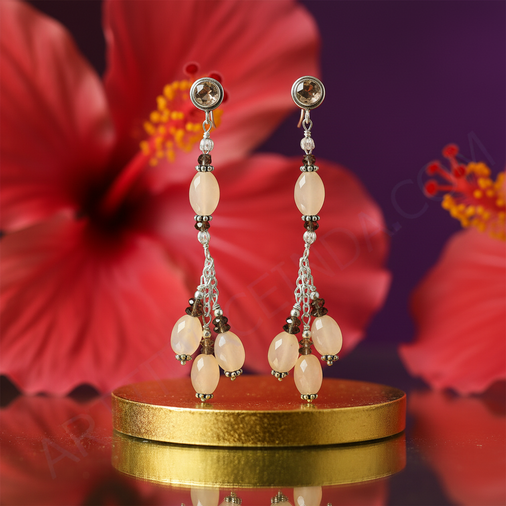 925 Silver Stone Drop Earrings | Women's Elegant Jewelry