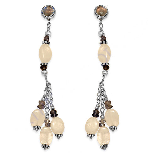 925 Silver Stone Drop Earrings | Women's Elegant Jewelry