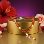 Load image into Gallery viewer, Carnelian Bead Necklace | Sterling Silver | Women&#39;s Jewelry Gift
