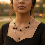 Load image into Gallery viewer, 925 Silver Gemstone Layered Necklace for Women | Fashion Jewelry
